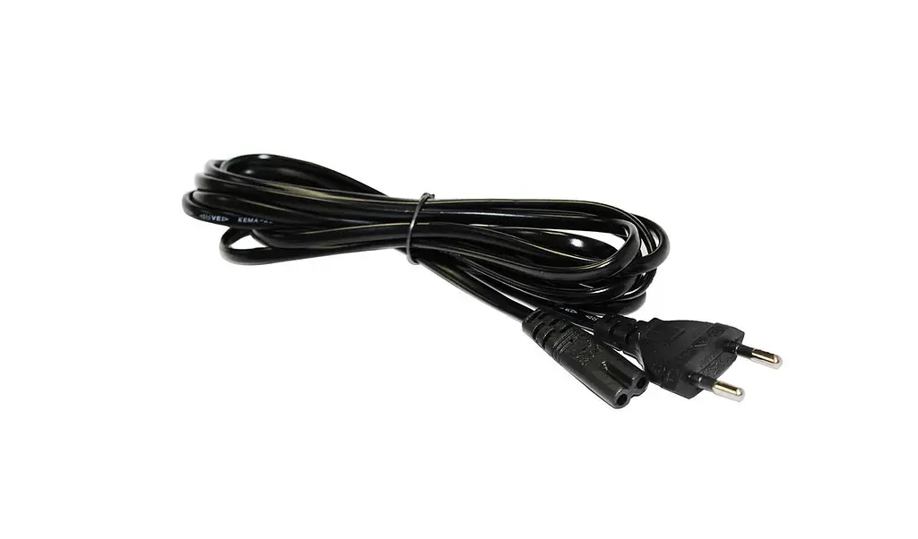Кабель живлення 2 піни для побутової техніки Atcom Cee 7/16 2 pin 1.8 м - фото 2
