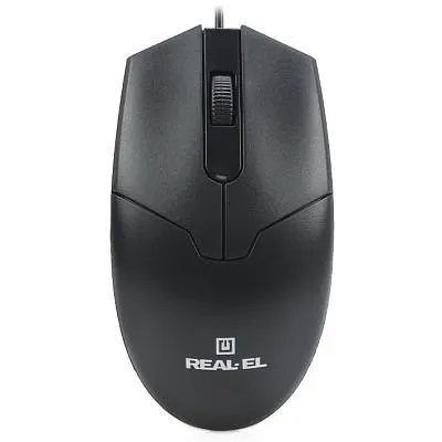 Компьютерная мышка Real-El RM-208 USB Black (EL123200030) - фото 6