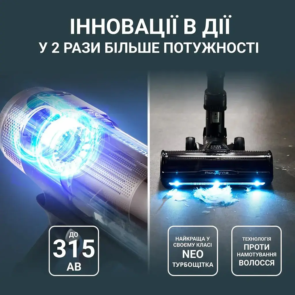 Вертикальний пилосос Rowenta X-Force Flex 16.60 Aqua Animal RH9CD9E0 [168775] - фото 5