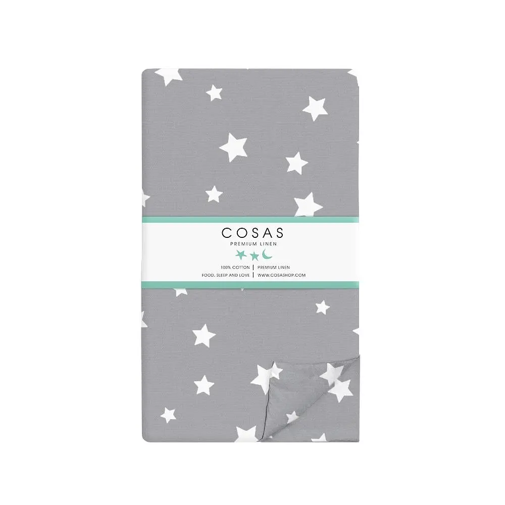 Підковдра дитяча Cosas GW Stars 110х140 см сіра (StarGW_140q) - фото 2