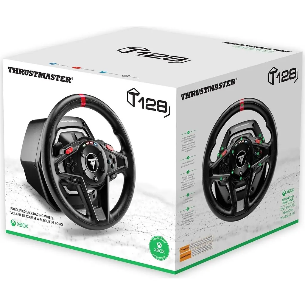 Ігрове кермо з педалями Thrustmaster T128 Xbox Series X/S, Xbox One, PC [4460184] [107807] - фото 6