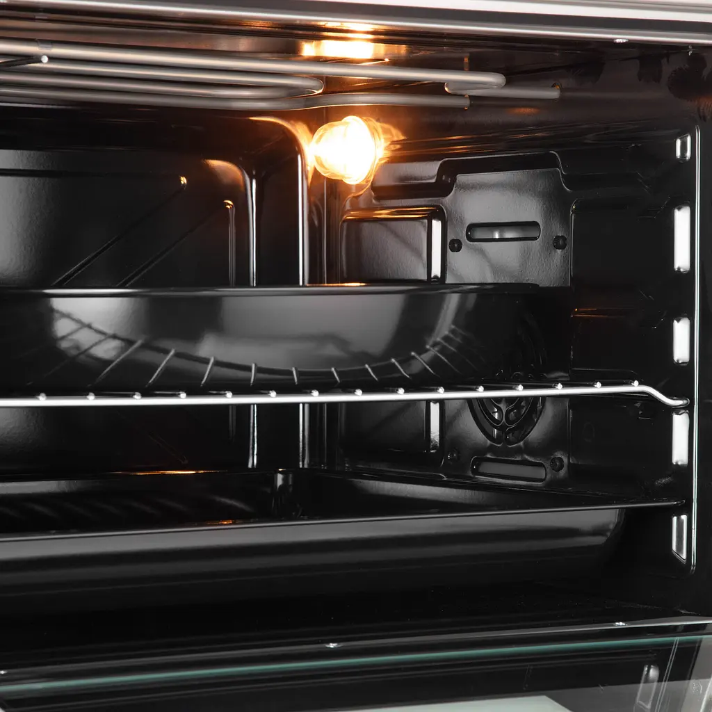 Печь электрическая Ardesto 60 л, 2000 Вт, механич., конвенция, двойное стекло, вертел, серый - фото 9