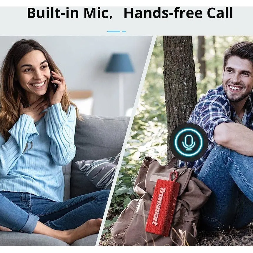 Портативная колонка Tronsmart Trip Bluetooth 10W Red - фото 8
