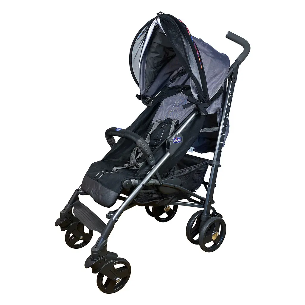 Козырек с сеткой на коляску и автокресло Краски Double Shade DoRechi Черный + Желтый - фото 6