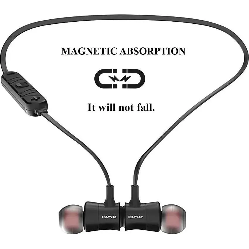Наушники беспроводные Awei A921BL Bluetooth гарнитура магнитная - фото 2