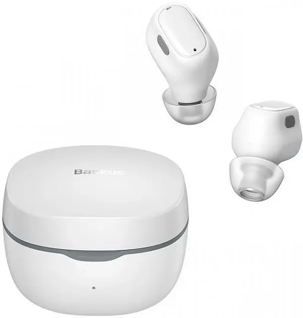 Наушники Baseus TWS Encok True Wireless Earphones WM01 беспроводные белые (NGTW240002) - фото 2