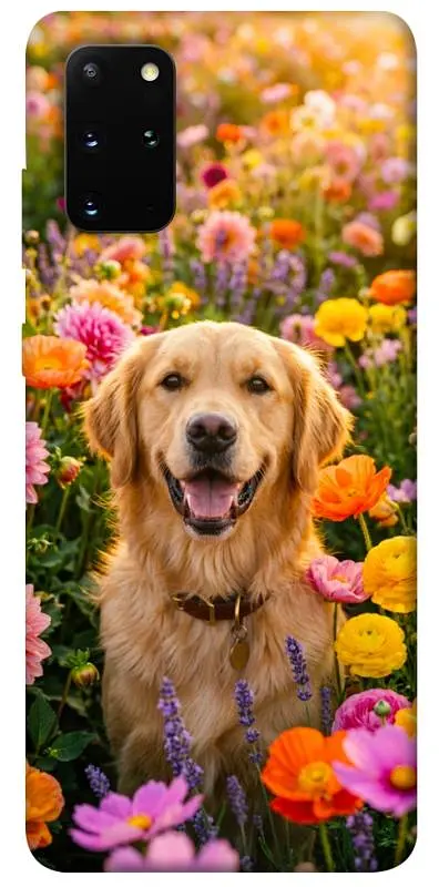 TPU чохол Demsky Flowery labrador для Samsung Galaxy S20+