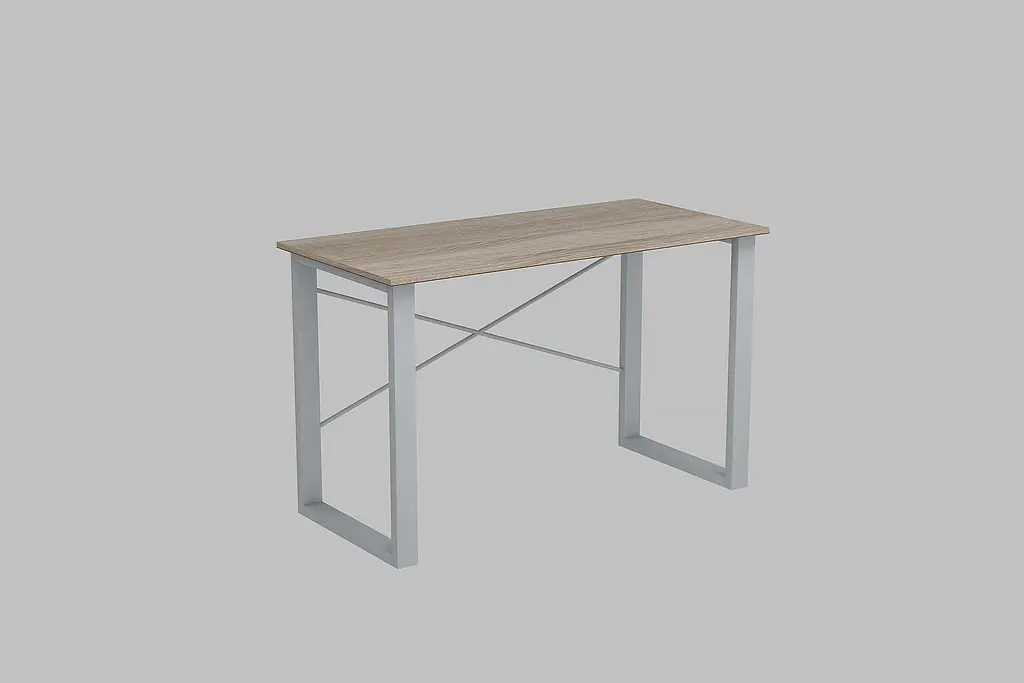 Письменный стол Ferrum-decor Драйв 750x1400x700 Серый металл ДСП Дуб Сонома Трюфель 16 мм (FRD-103203) - фото 5