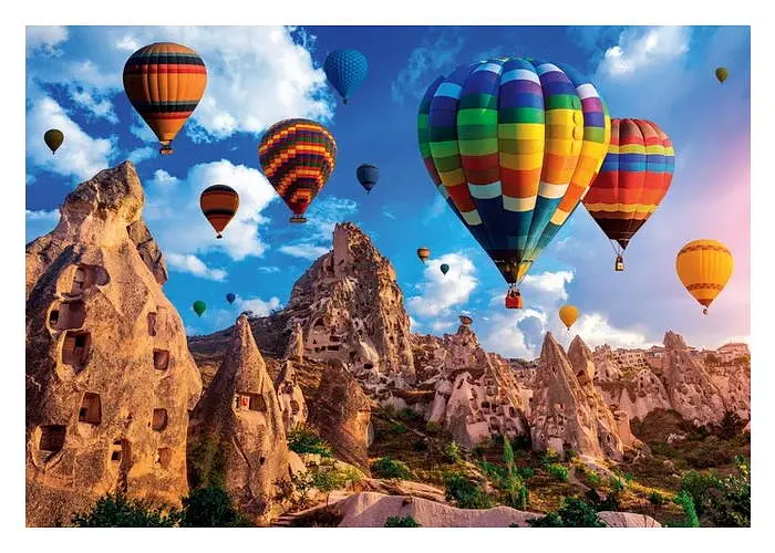 Пазл Clementoni High Quality Collection: Повітряні кулі в Каппадокії, Туреччина (High Quality Collection - Balloons In Cappadocia Puzzle - 1000 pcs.), 1000 ел. (39988) - фото 2