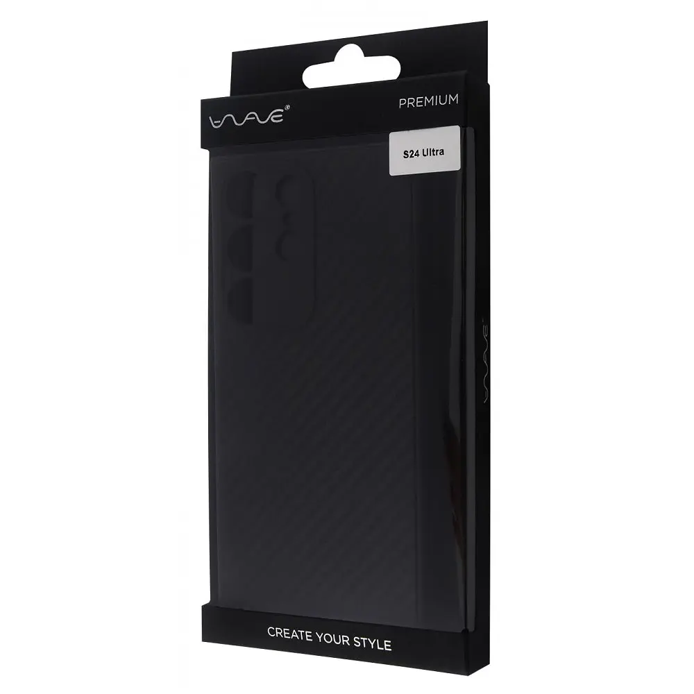 Чохол WAVE Premium Carbon Slim with Magnetic Ring Samsung Galaxy S24 Ultra - фото 2