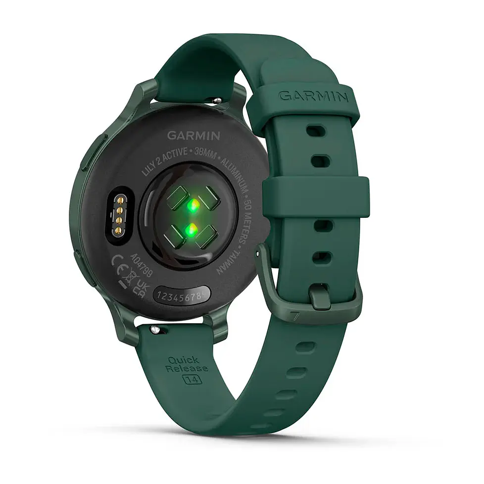 Garmin Lily 2 Active, WW, Jasper Green/Jasper Green, Silicone - фото 2