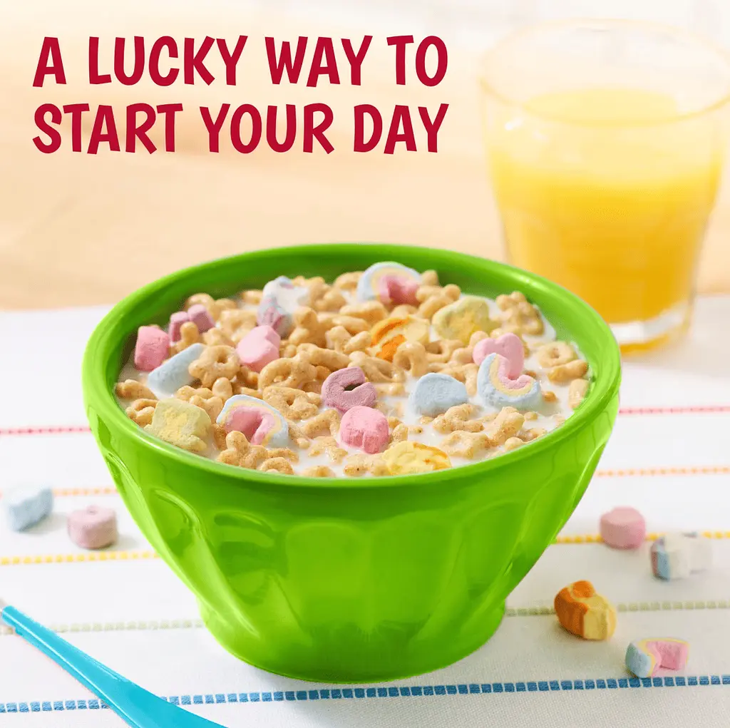 Сухий сніданок General Mills Lucky Charms Jumbo Unicorns with Marshmallows Family Size 527г - фото 5