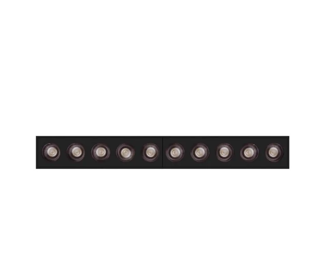 Світильник точковий накладний Kloodi KD-PIXEL 10X2 20W 3K BK - фото 2