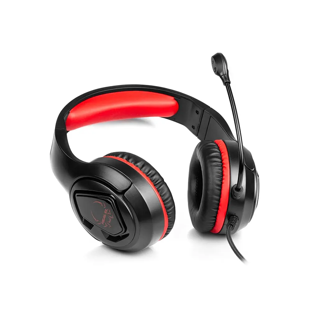 Наушники REAL-EL GDX-7590 Black-Red - фото 4