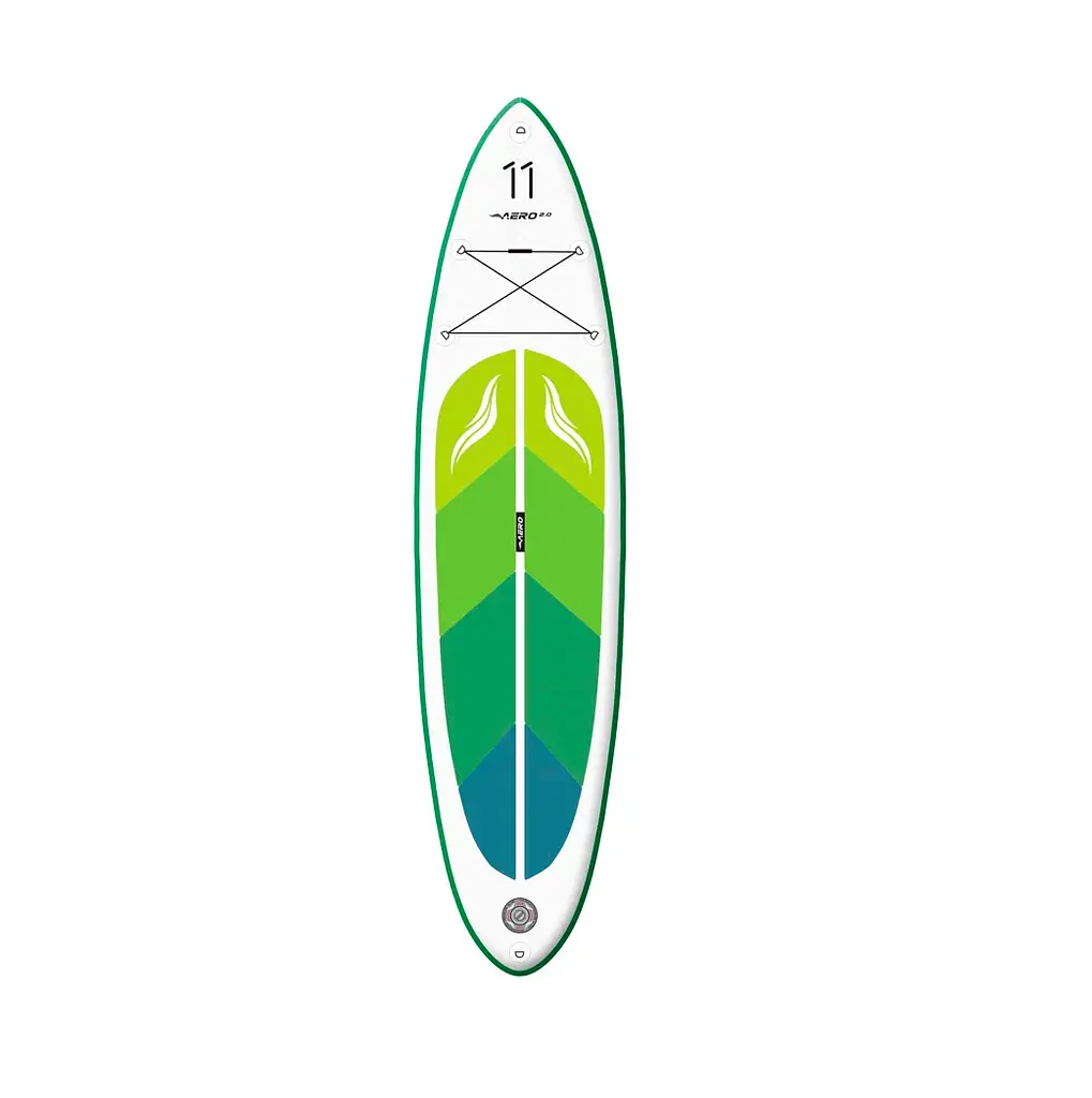 Надувна SUP дошка AERO Board 2.0 (335х15х80см) 11' Green Leaf - фото 2