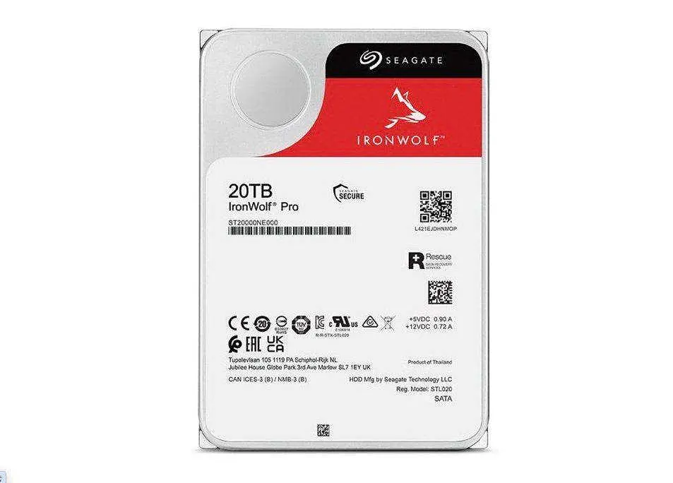 HDD накопитель Seagate IronWolf Pro 20 ТБ (ST20000NT001) - фото 4