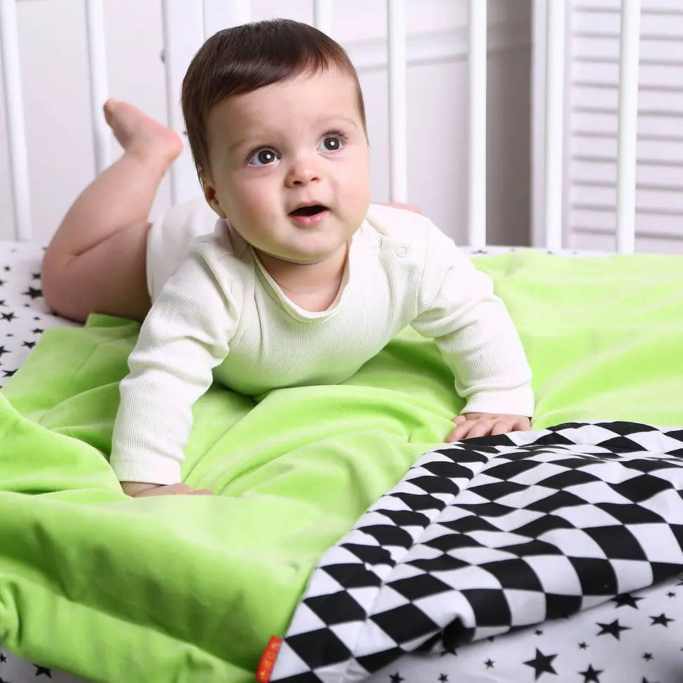 Дитячий постільний комплект Bed Set Newborn МС 110512-08 подушка + ковдру + простирадло - фото 6