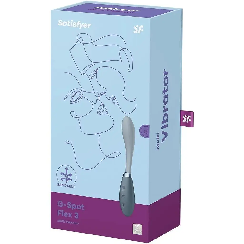 Вибратор Satisfyer G-Spot Flex 3 Серый - фото 7