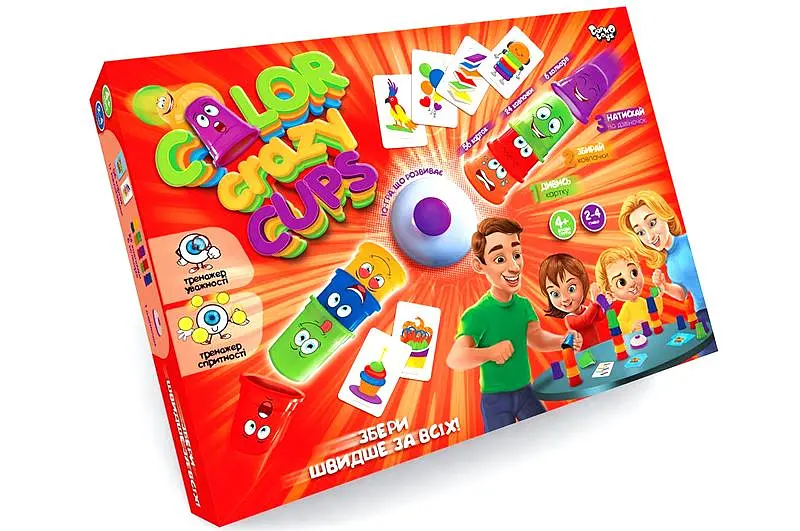 Настільна гра CCC-01-01U "Color Crazy Cups" DANKO