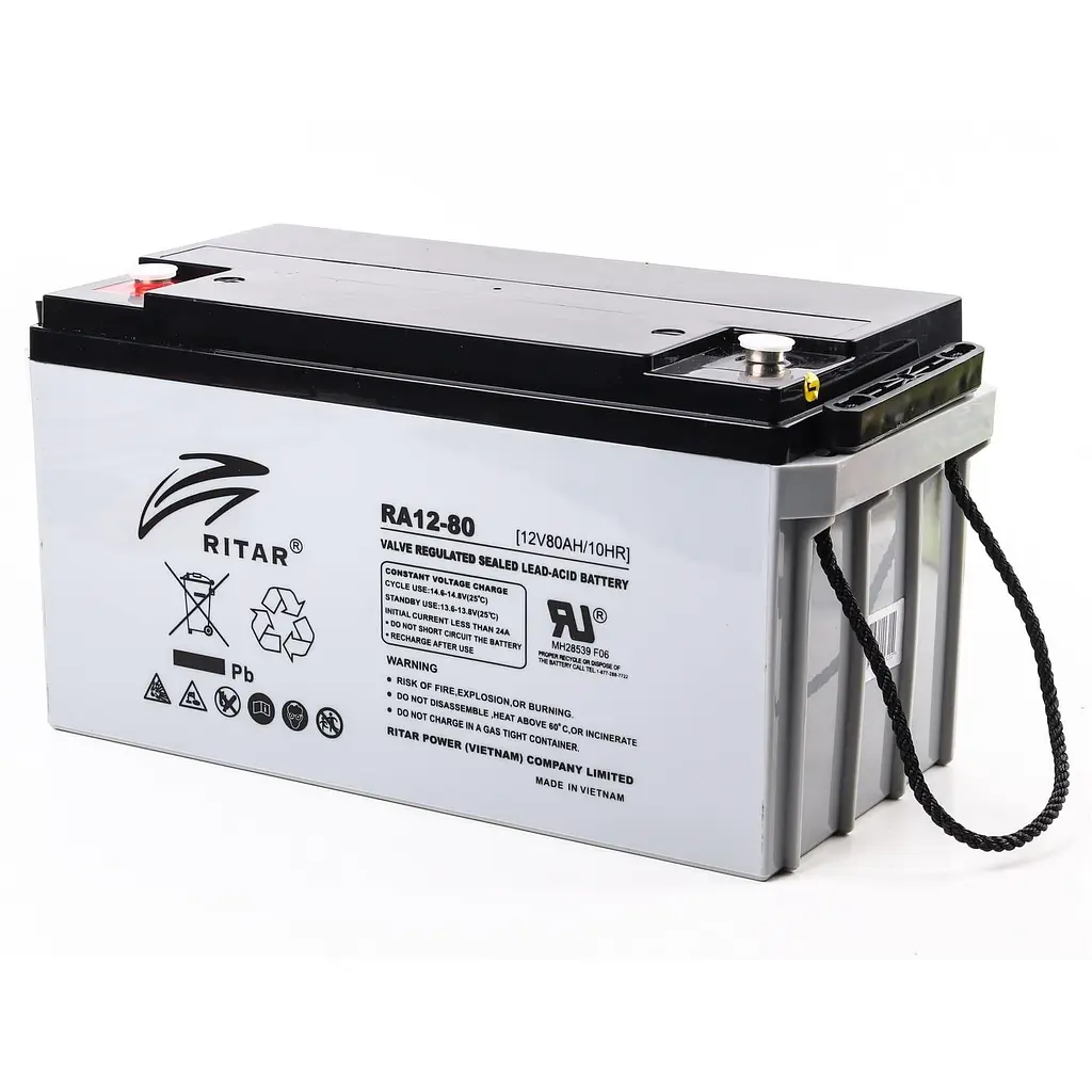 Акумуляторна батарея для ДБЖ Ritar AGM 12 V / 80 А*ч (RA12-80)