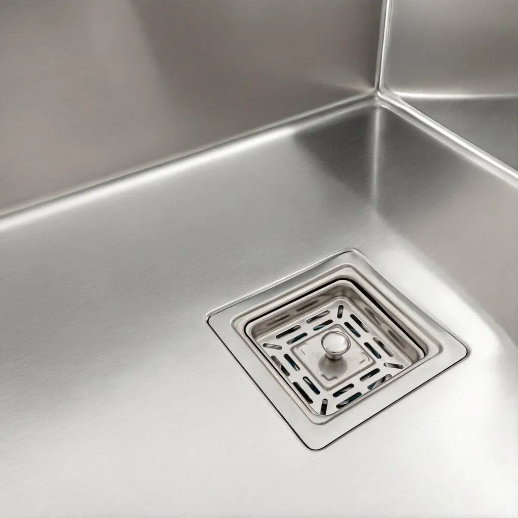 Кухонна мийка Platinum Handmade нержавійка 78х50 L (один отвір, квадратний сифон 3.0/1.0 мм) - фото 6