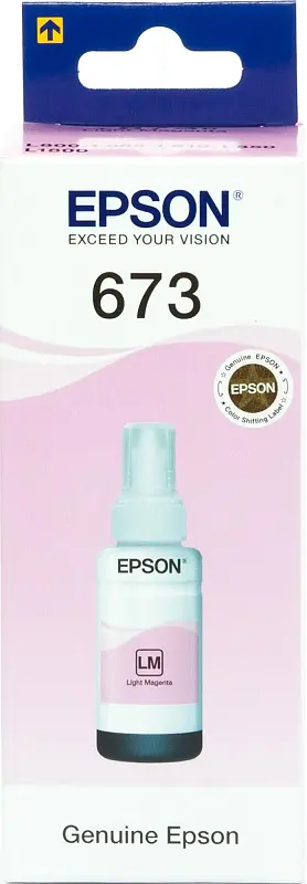 Чорнило контейнер EPSON 673 Light Magenta L800/L810/L850/L1800 70ml (C13T67364A) - фото 3