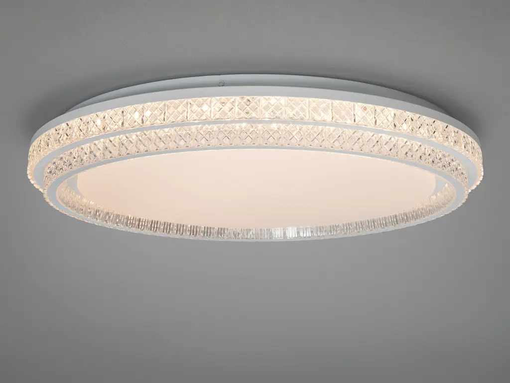 LED смарт люстра Diasha белая 58 Вт 10 м² - фото 2