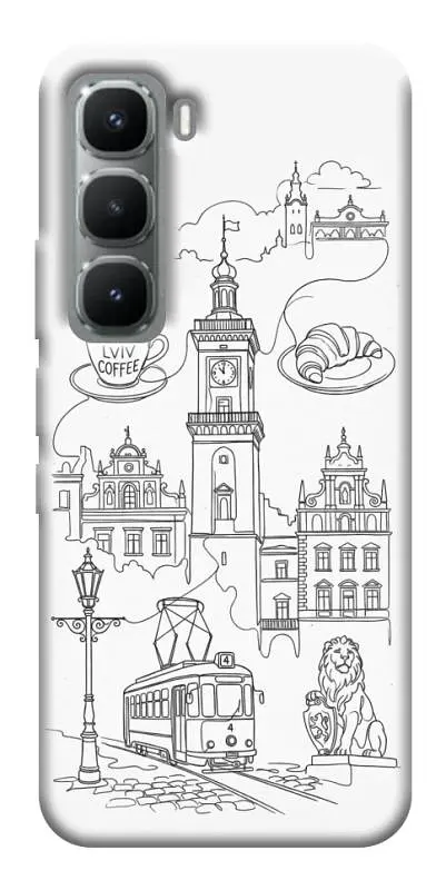 TPU чохол Demsky Lviv spirit для Infinix Hot 60 Pro+