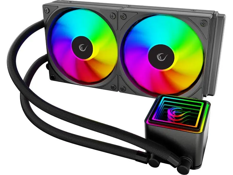 Водяне охолодження Rampage Infinite V240 ARGB Black (INFINITEV240-BLACK) - фото 2