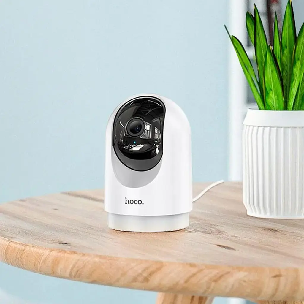 IP-камера для відеоспостереження Hoco D1 White [109930] - фото 6