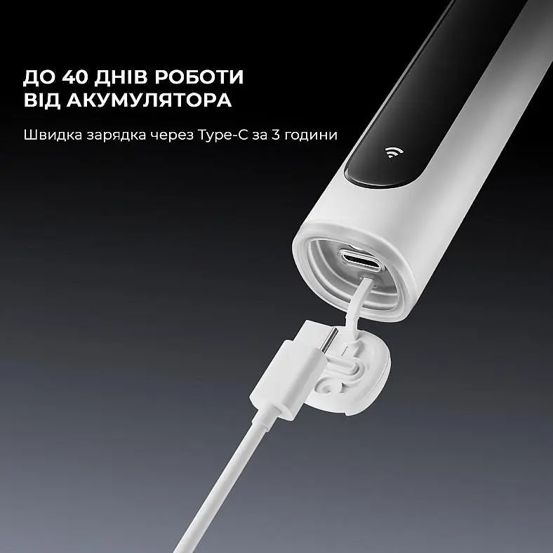 Электрическая зубная щетка Oclean X Pro 20 Electric Toothbrush White - фото 6