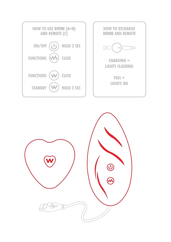 Вибратор в трусики Toy Joy Divine The Sensual Panty Pleaser 9 см красный - фото 6