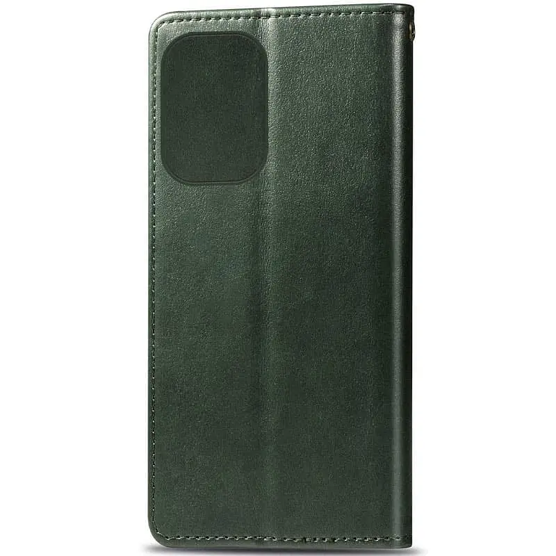 Шкіряний чохол-книжка Getman Gallant (PU) для Motorola Moto G15 Power / G17 Power Зелений - фото 4