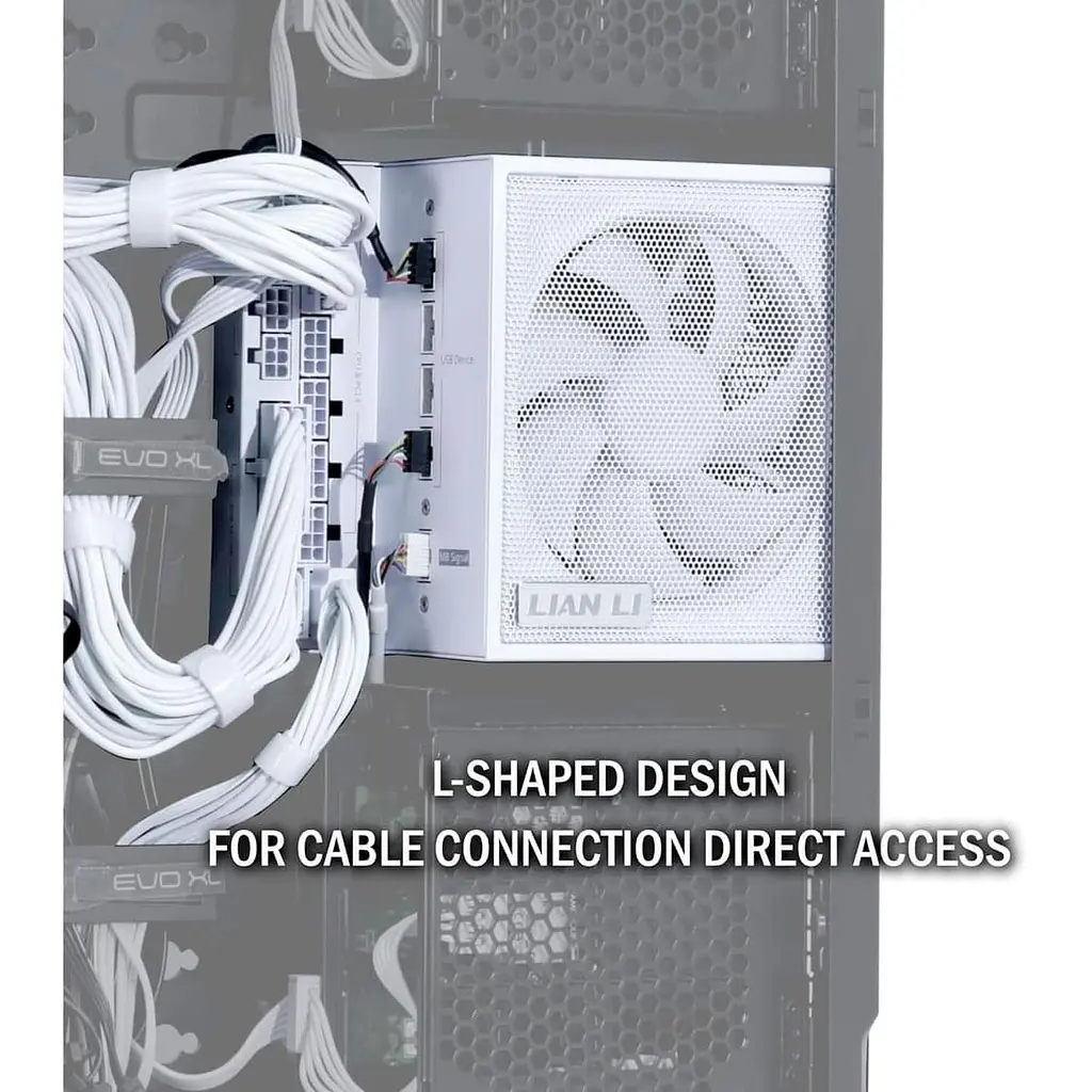 Блок живлення Lian Li EDGE1300 1300W 80 PLUS PLATINUM WHITE (G9P.EG1300.WE00.EU) - фото 7