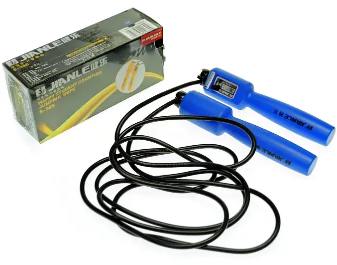 Фітнес скакалка 2.8 м з лічильником регульована для тренувань вдома і в залі - фото 2