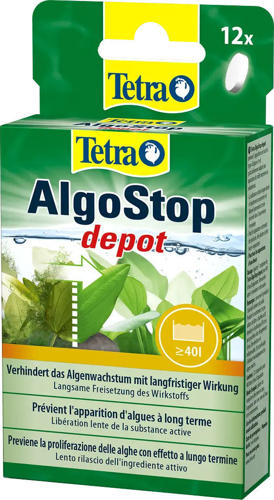 Средство против водорослей в аквариуме Tetra Algostop 12 таблеток - фото 2