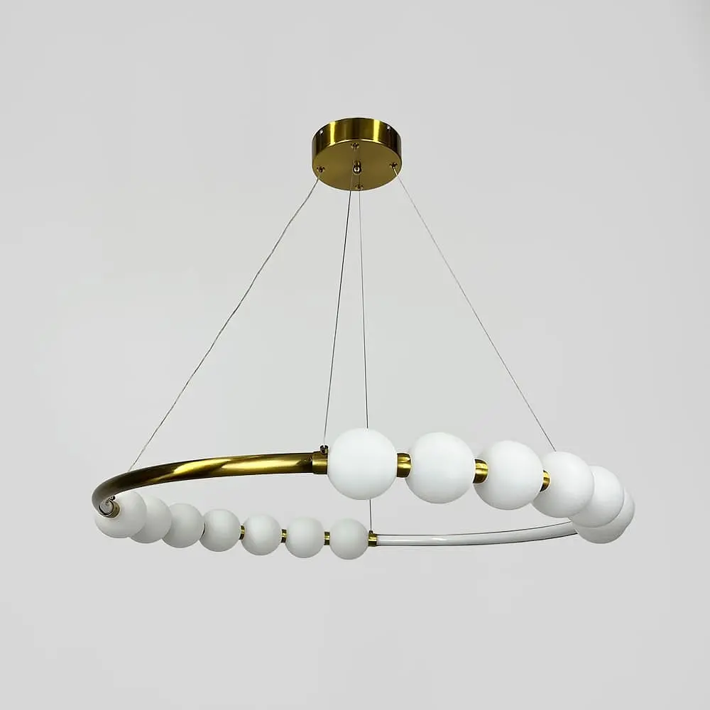 Люстра Nordic Pearl Ø 80 см на 3 световых режима | Line F | Ст. 902-800 AB - фото 6