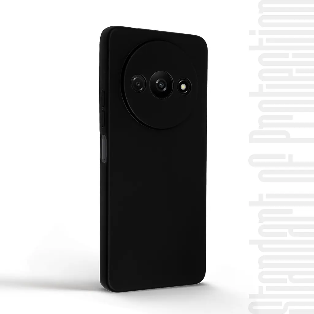Чехол-накладка для смартфона Xiaomi Redmi A3/A3x Poco C61 4G противоударный, силиконовый, термополиуретановый (ТПУ), с защитой камеры и корпуса, черный, защита всего корпуса, ArmorStandart (ARM74444) - фото 2