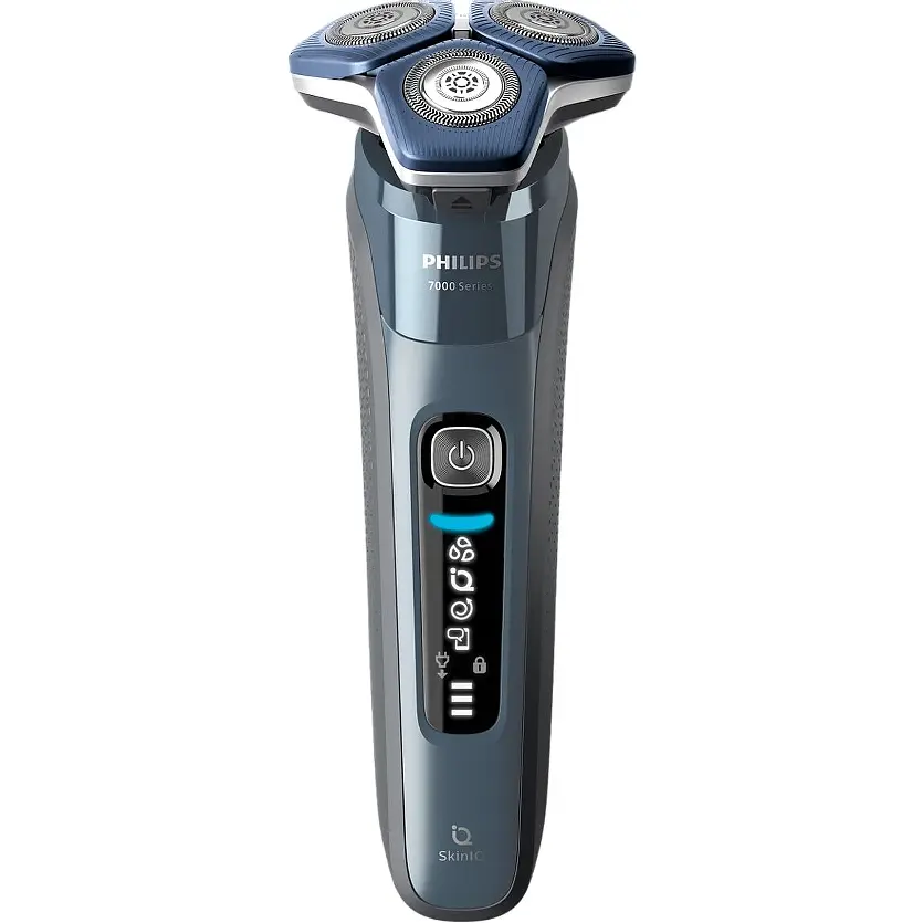 Електрична бритва Philips 7000 SkinIQ сіро-синя (S7882/55) - фото 2