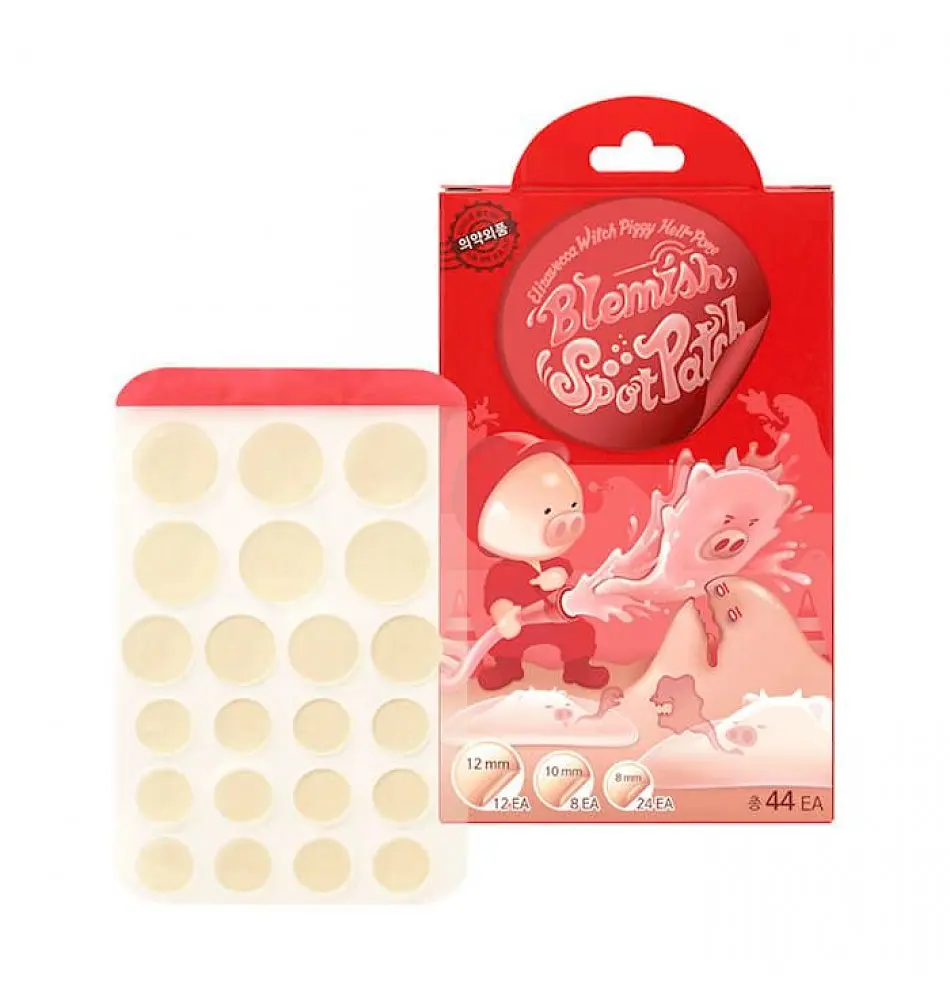 Точечные патчи от прыщей Elizavecca Witch Piggy Hell-Pore Blemish Spot Patch 44 шт. - фото 2