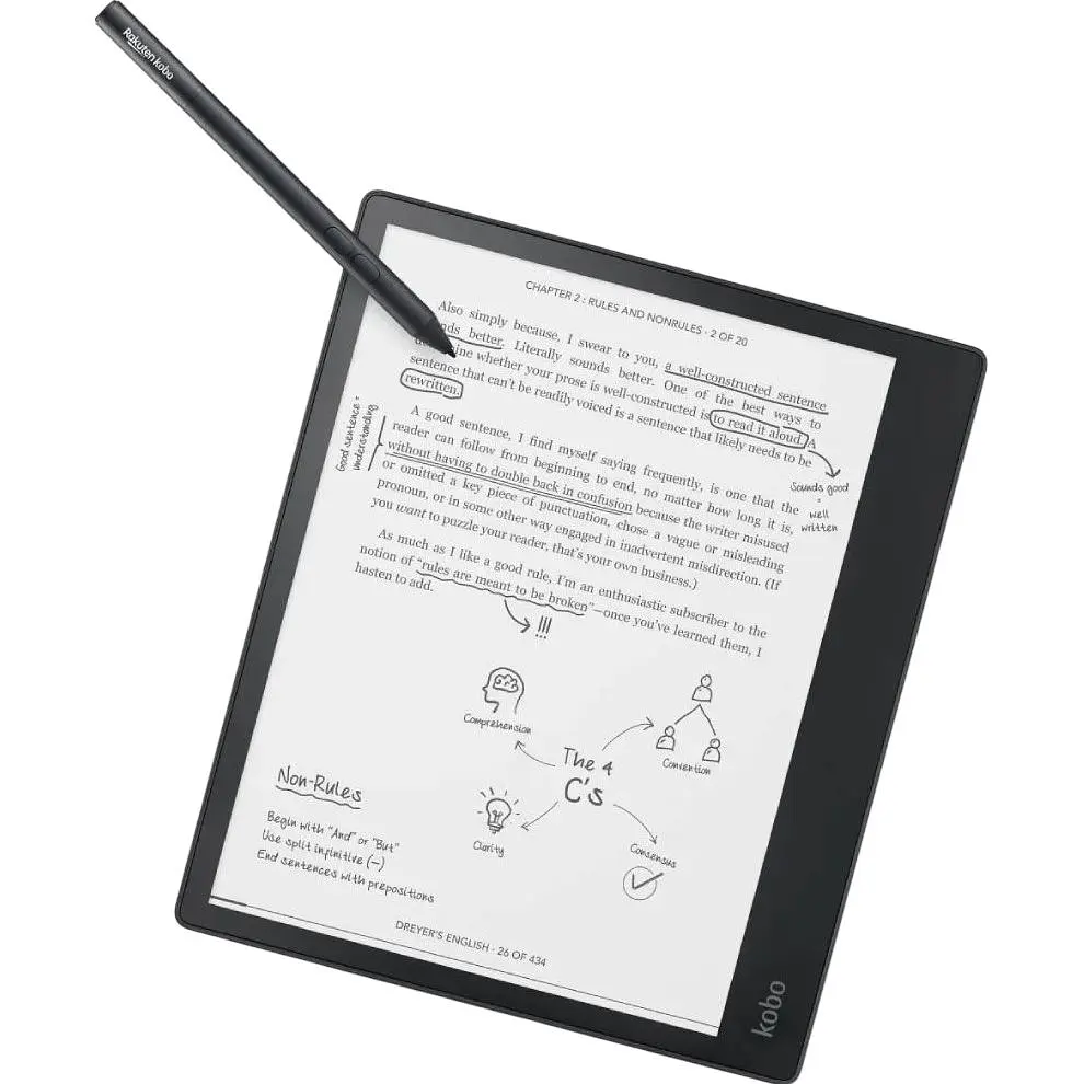 Електронна книга Kobo Elipsa Pack Black (N604-KU-BK-K-BU) [162438] - фото 3