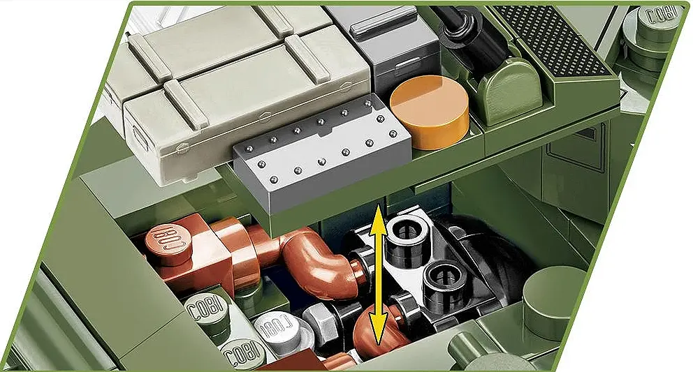 Конструктор детский танк M3 Stuart COBI 3129 - фото 5