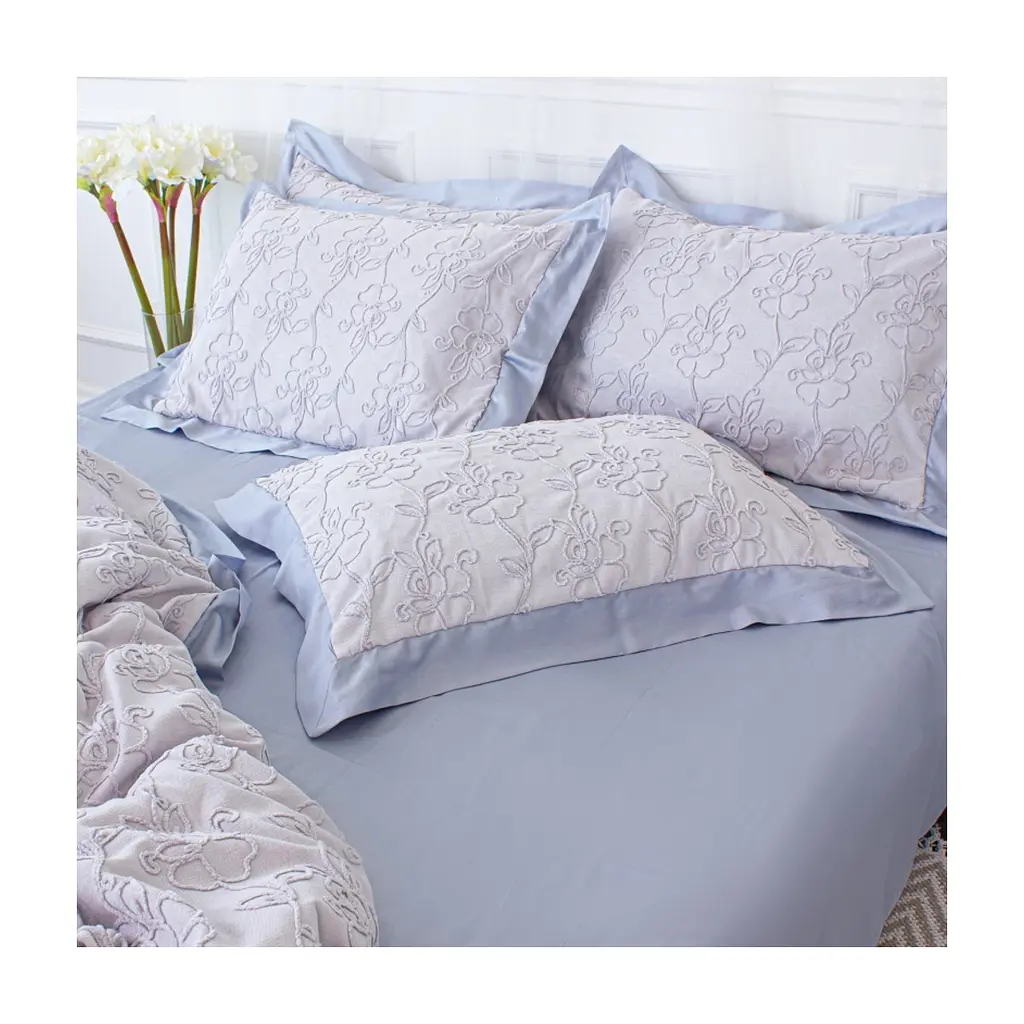 Постільна білизна MirSon Pique Cotton Gray depth євро (2200006536833)