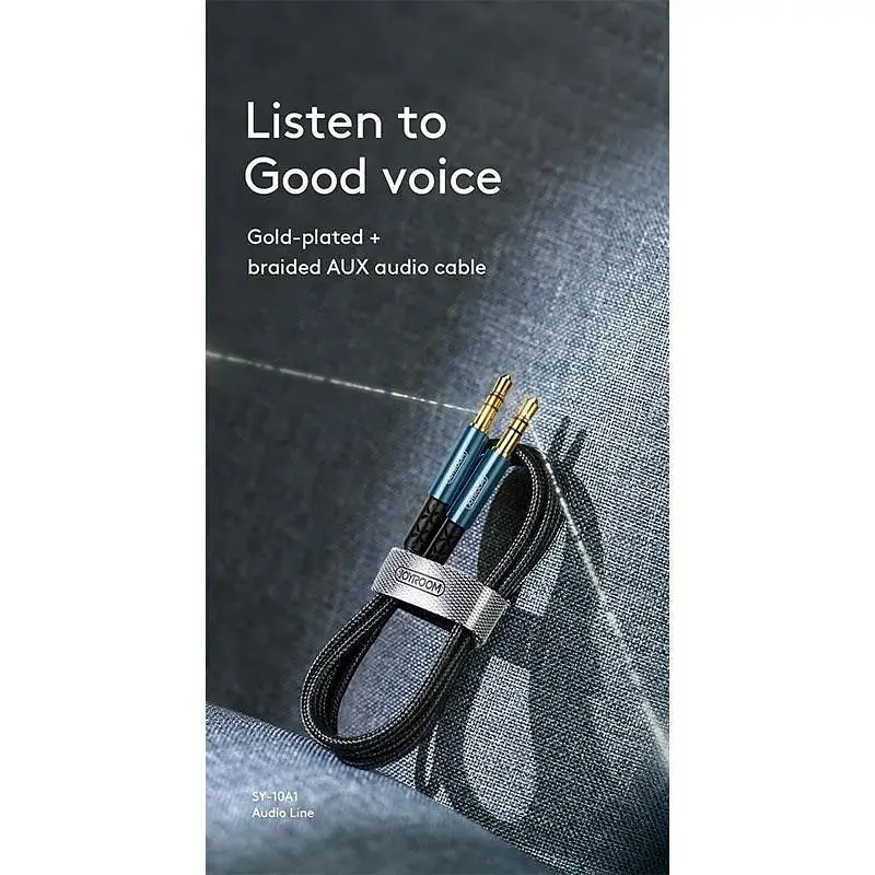 Кабель Joyroom AUX stereo audio cable SY-10A1 1 м - фото 3