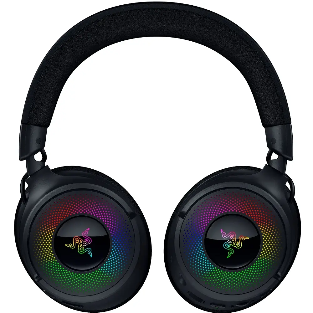Гарнітура ігрова Razer Kraken V4, USB-A/WL/BT, RGB, чорний - фото 5