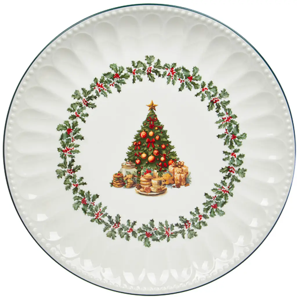 Набір тарілок Lefard Santa's Gift 28 см 2 шт. (989-002) - фото 2