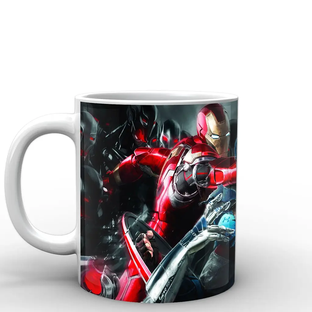 Кружка GeekLand Avengers Мстители битва AG.02.012 330 мл белая - фото 2