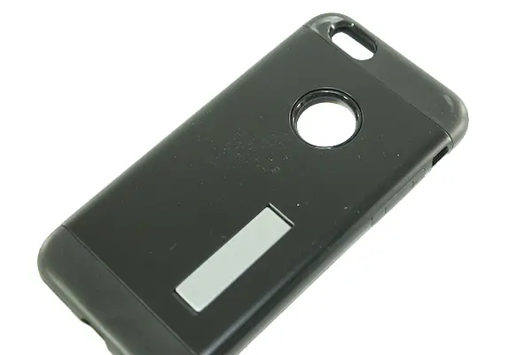 Чохол на iPhone 6/6s задня кришка з підставкою срібний - фото 7