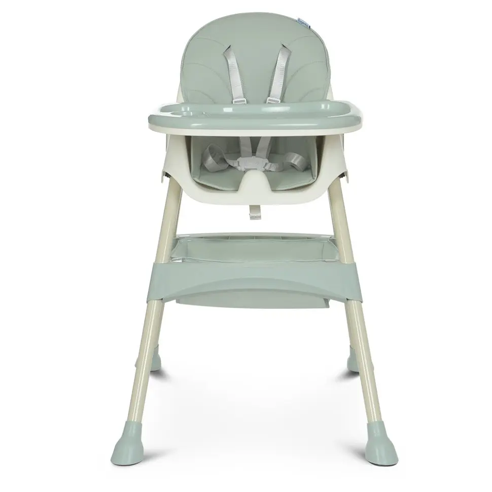 Стульчик для кормления M 4136-2 Olive, cкладной, 5-ти точечный, экокожа - фото 4