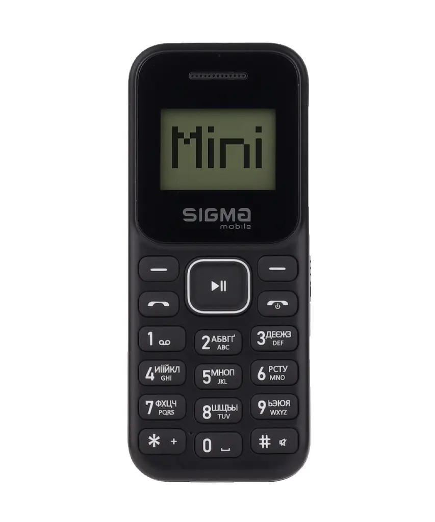 Кнопковий телефон Sigma Mobile X-style 14 Mini чорний з оранжевим - фото 2